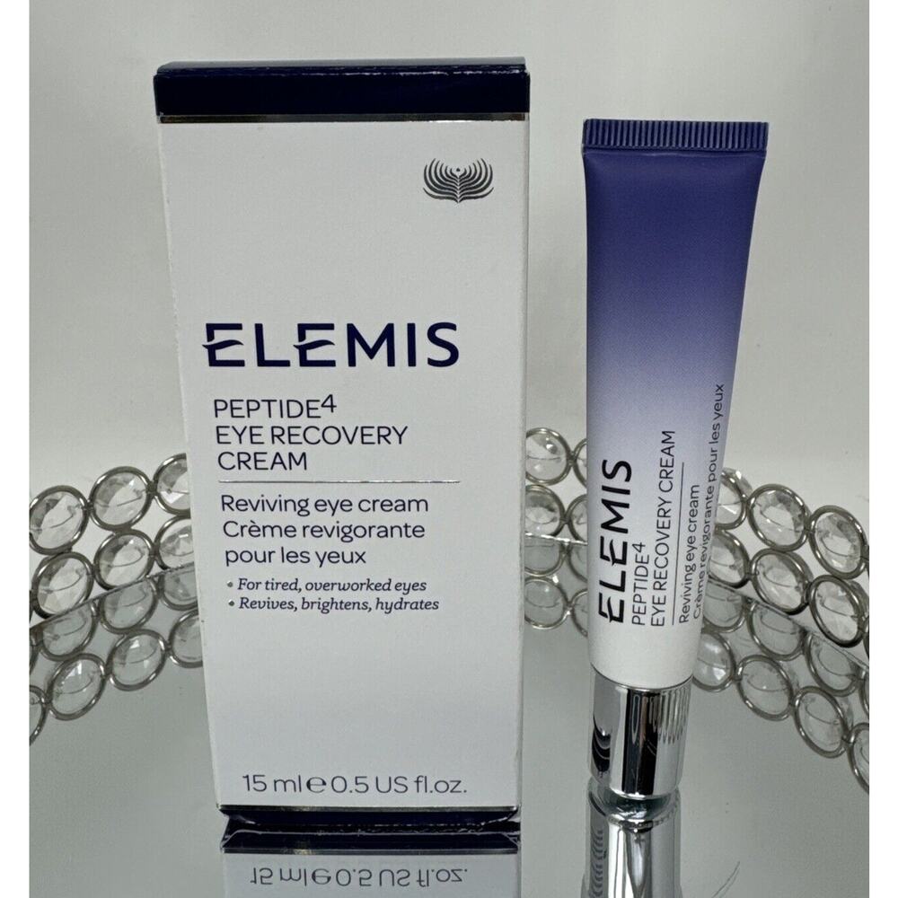 ELEMIS Peptide4 Eye Recovery Cream Reviving Eye Cream .5 Oz 15mL New in Box NIB